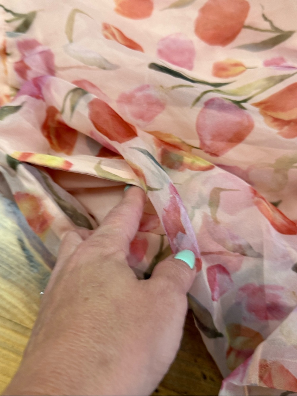 IVY CITY CO Girls Wonderland Tulips Floral Gown Dress - Picture 8 of 10